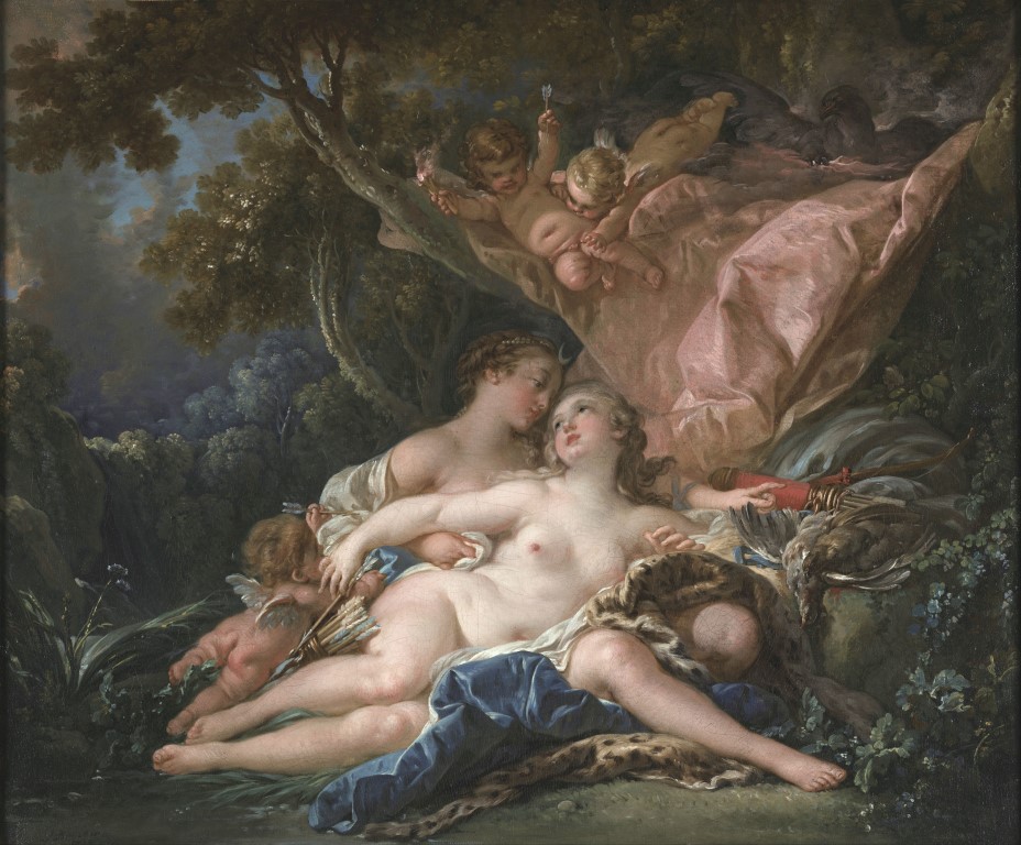 Jupiter in the Guise of Diana, and the Nymph Callisto